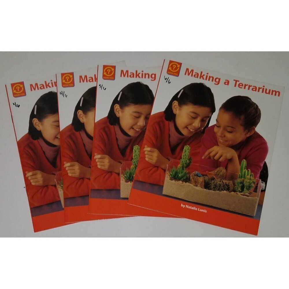 Making A Terrarium 4 PBK Book Lot Duplicates Teacher Classroom Library Lunis